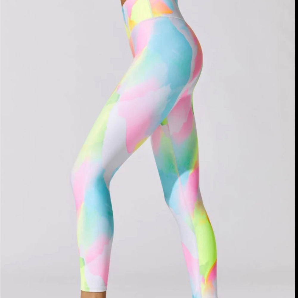 Carbon 38 pastel watercolor leggings S